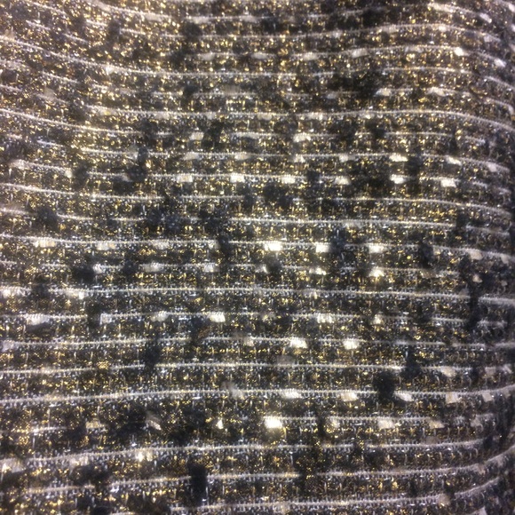 Trina Turk metallic tweed suit skirt - Picture 2 of 3